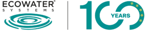 EcoWater-Anniversary-Logo Logo di ecowater nella versione anniversario dei 100 anni